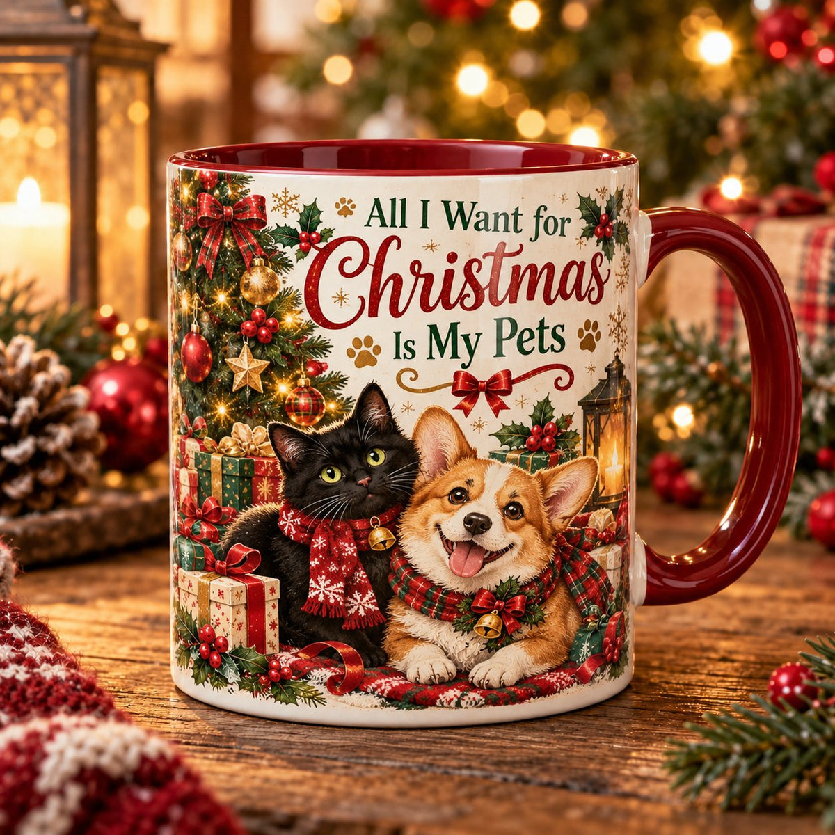 🎄☕Vintage Christmas Mug – A Festive Holiday Cup for Every Christmas Mood