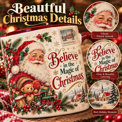 🎄☕Vintage Christmas Mug – A Festive Holiday Cup for Every Christmas Mood