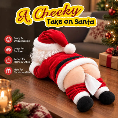 🎅 Funny Santa Butt Tissue Box – A Cheeky Christmas Decoration