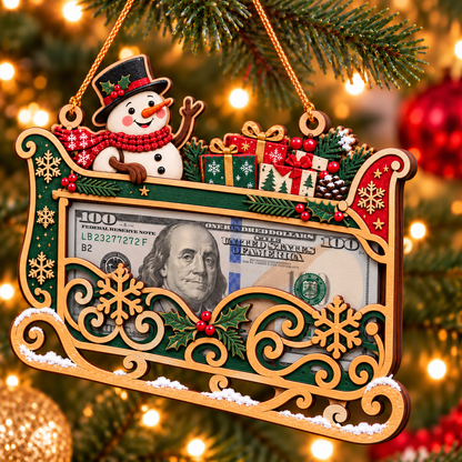 🎄 Christmas Money Holder Ornament – A Festive Way to Gift Cash