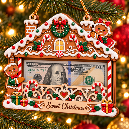 🎄 Christmas Money Holder Ornament – A Festive Way to Gift Cash