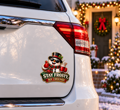Funny Christmas Character Car Emblems