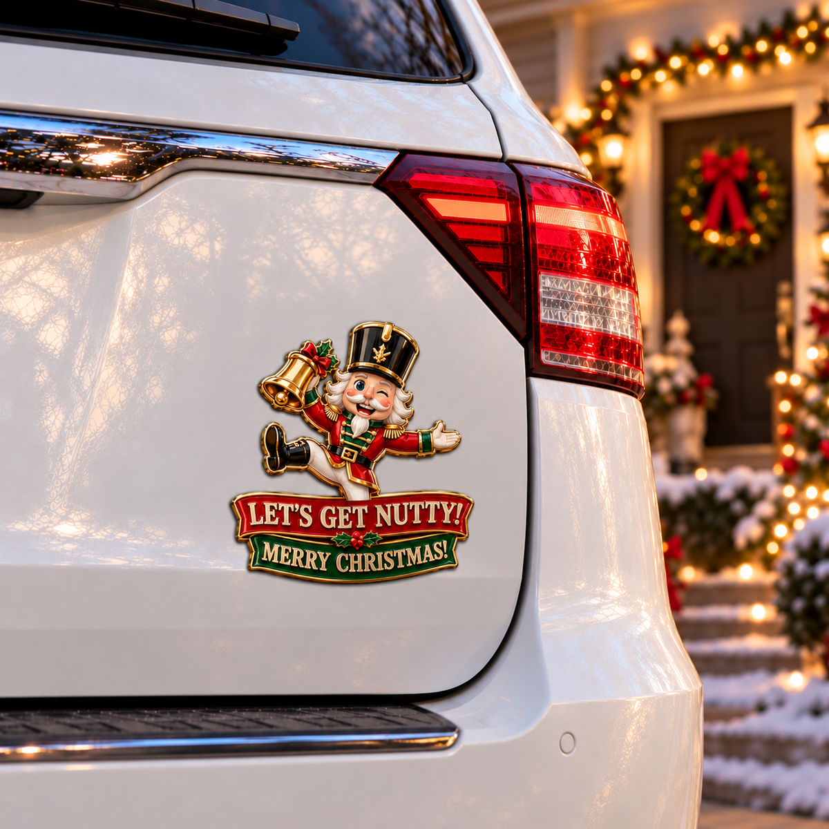 Funny Christmas Character Car Emblems