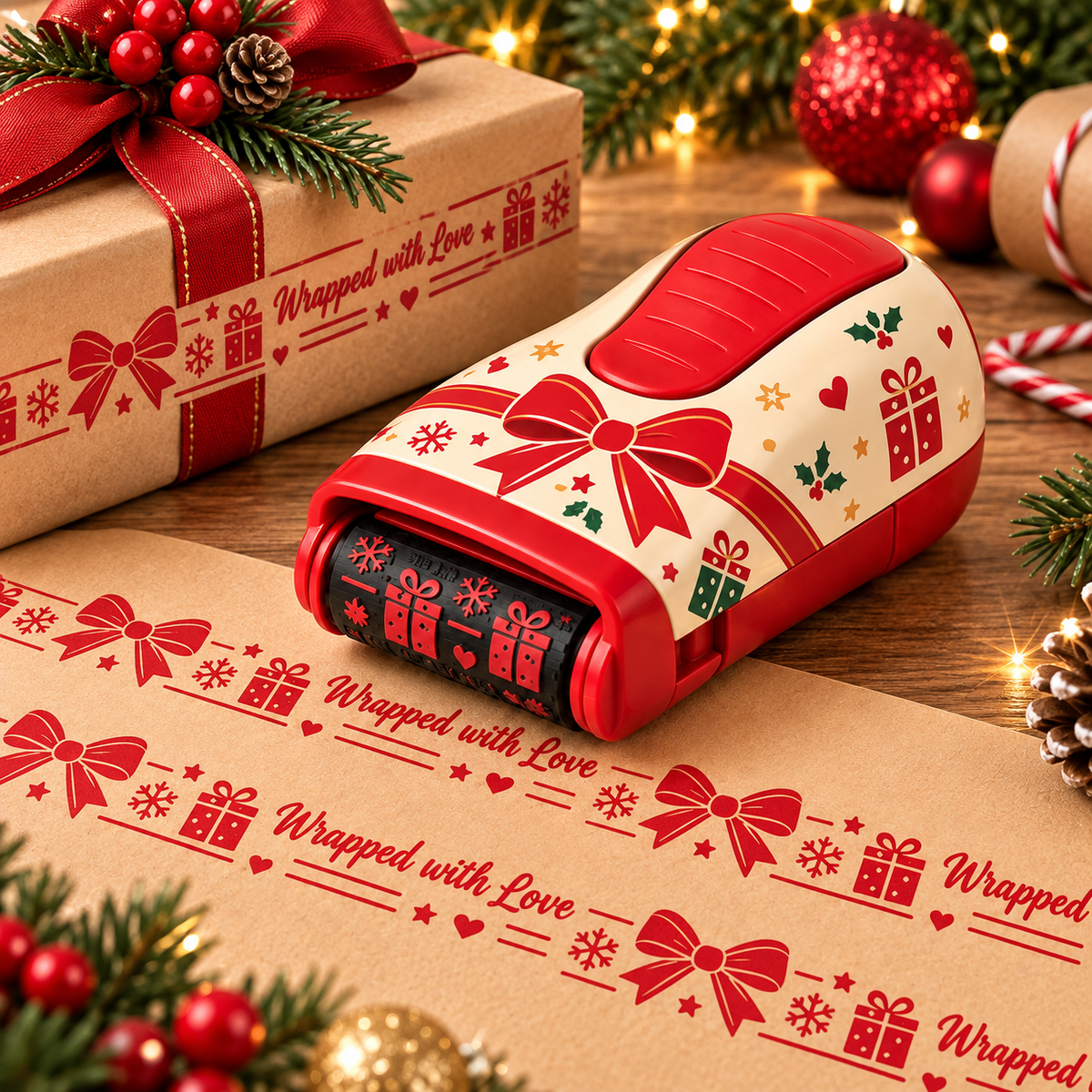 Christmas Handheld Roller Stamp