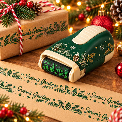 Christmas Handheld Roller Stamp