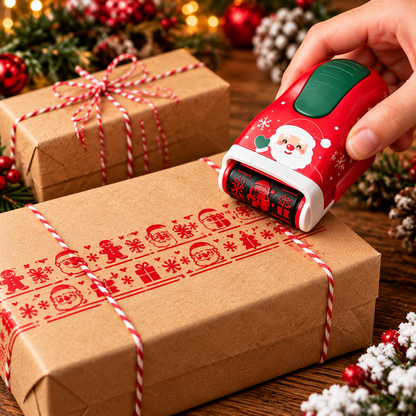 Christmas Handheld Roller Stamp