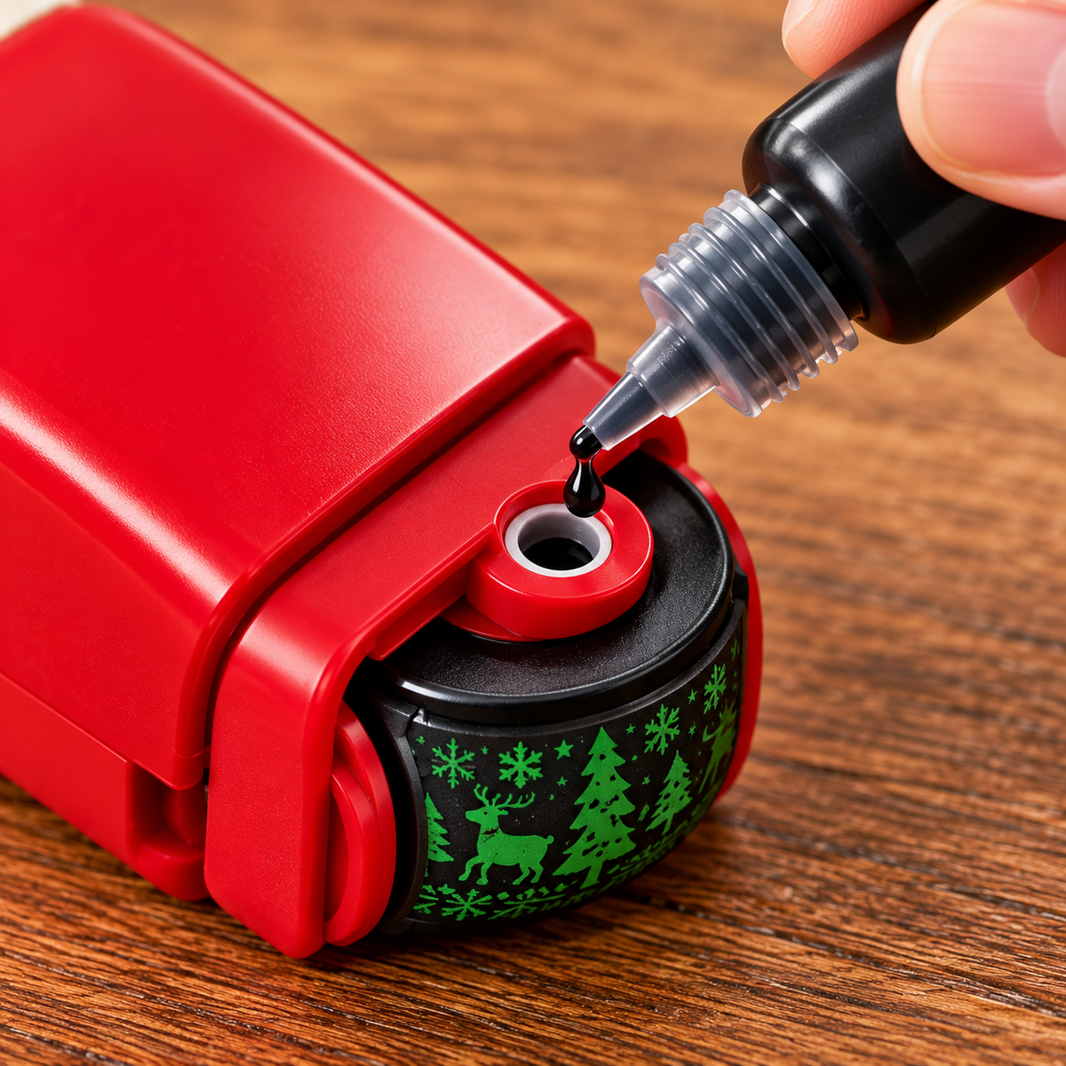 Christmas Handheld Roller Stamp