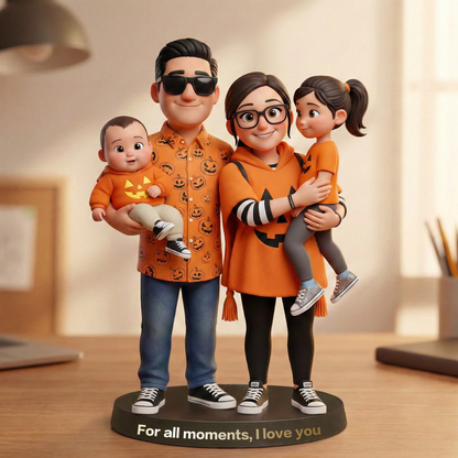 Custom Pixar-Style Photo Cartoon Style Desk Decor- Gift For Couple, Wife, Husband, Boyfriend, Girlfriend, Family, Pet