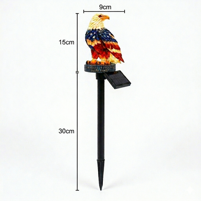 🇺🇸 Personalized Patriotic Eagle Garden Light