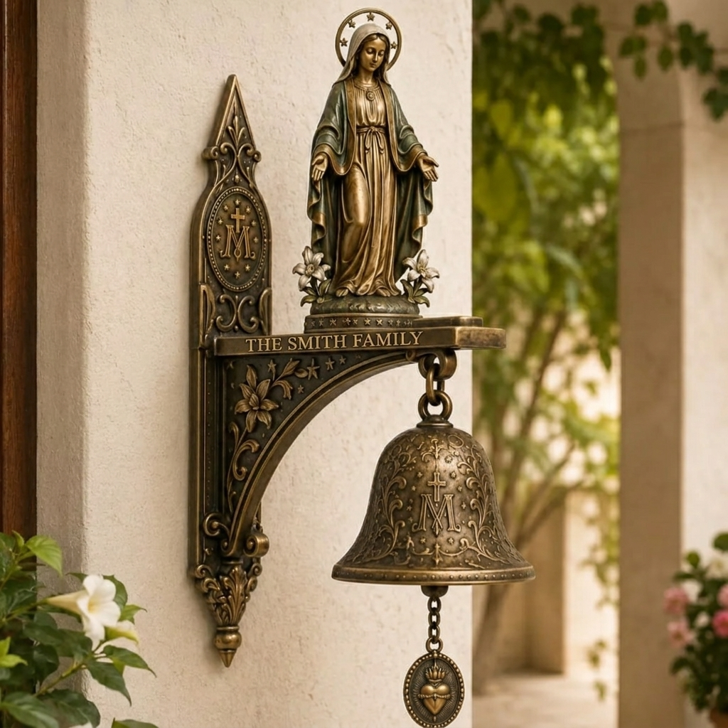 Our Lady of Grace Personalized Bronze Sanctuary Bell