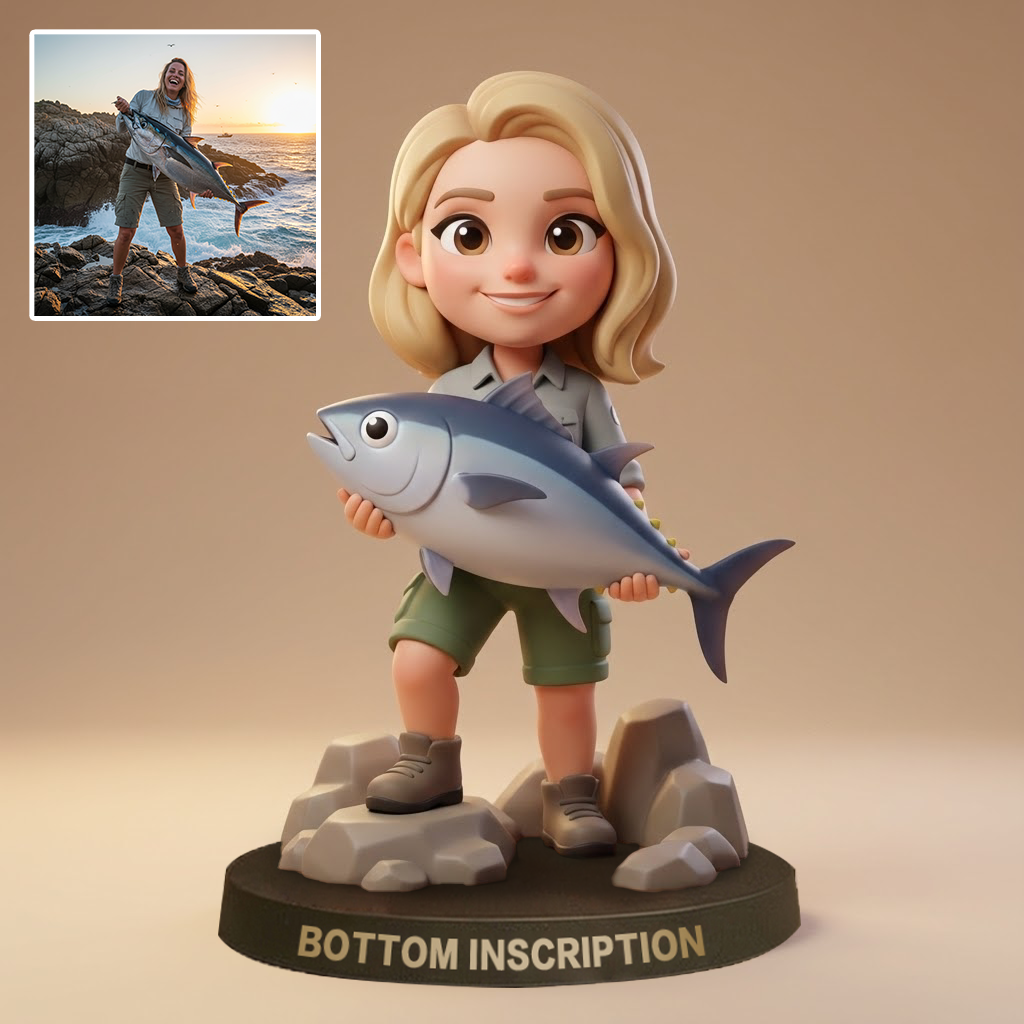 Custom Pixar-Style Photo Cartoon Style Desk Decor- Gift For Couple, Wife, Husband, Boyfriend, Girlfriend, Family, Pet