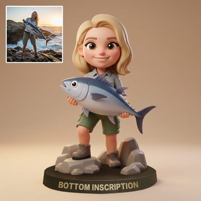 Custom Pixar-Style Photo Cartoon Style Desk Decor- Gift For Couple, Wife, Husband, Boyfriend, Girlfriend, Family, Pet