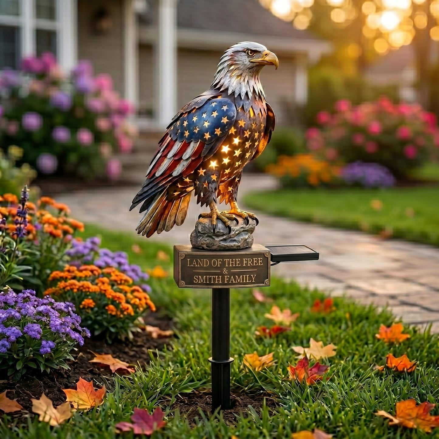 🦅Personalized American 250th Anniversary Edition - Solar Eagle Glory Light