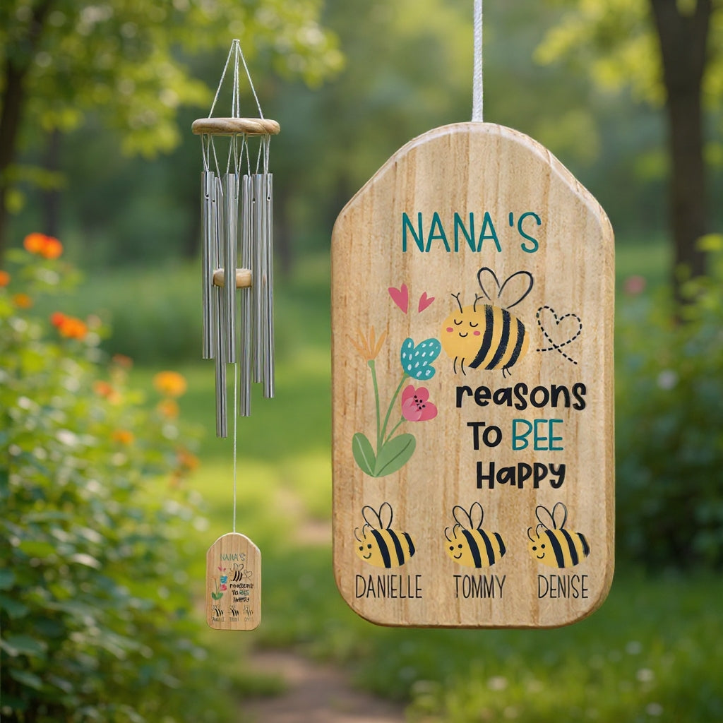 🌼 Mother‘s Day Personalized Wind Chime Gifts For Grandma | Gifts For Nana | Grandparents Gifts | Gift For Grandmother