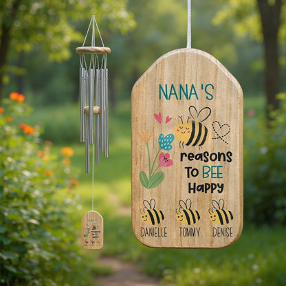🌼 Mother‘s Day Personalized Wind Chime Gifts For Grandma | Gifts For Nana | Grandparents Gifts | Gift For Grandmother