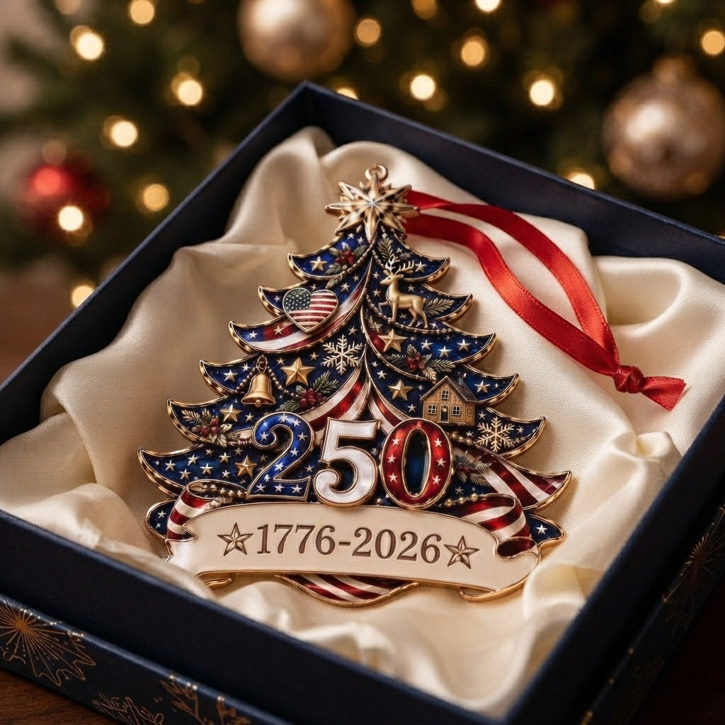 🇺🇸 America’s 250th Anniversary Christmas Ornament