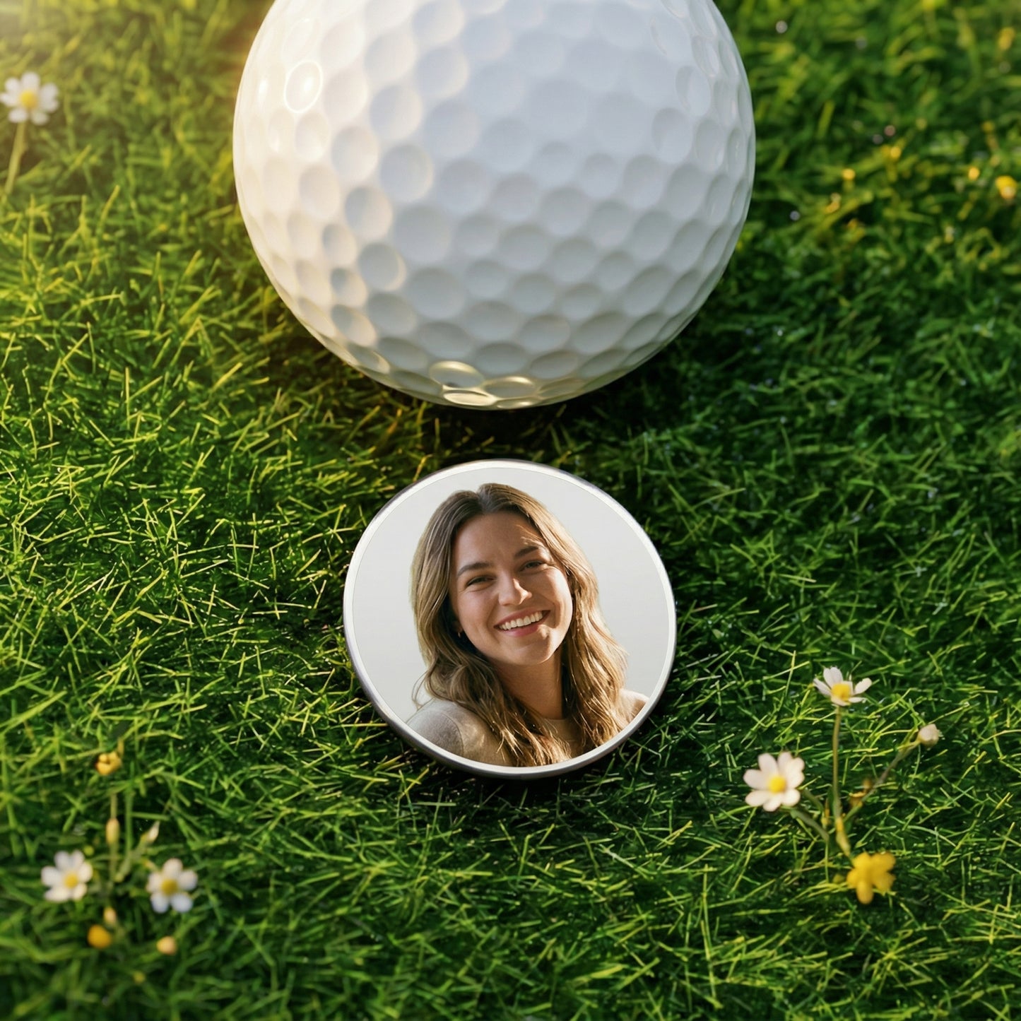 ⛳ Custom Golf Ball Marker – Personalized Photo Golf Marker