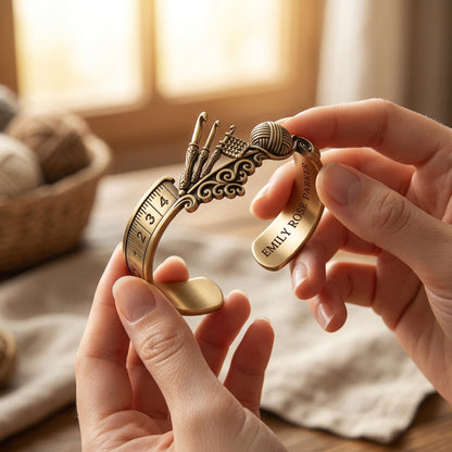 💖🎁2026 Mother's Day Gifts 50% Off--Customize Sewing Machine Bracelet & Ring Set🧵