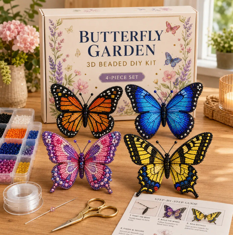 🧵✨Tiny 3D Beaded Animal DIY Kit