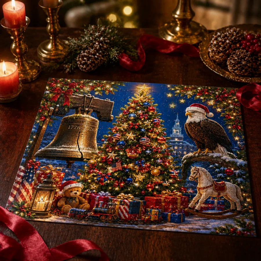 🎄🦅 250th Anniversary Christmas Jigsaw Puzzle