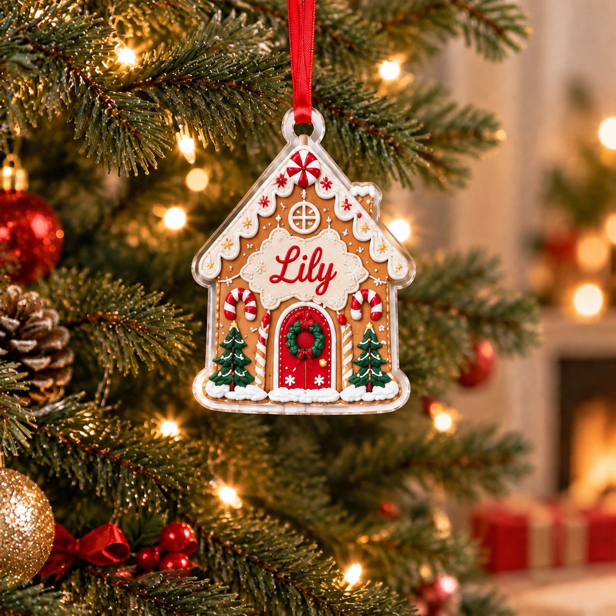 ✨❤️ Personalized Name Christmas Ornament
