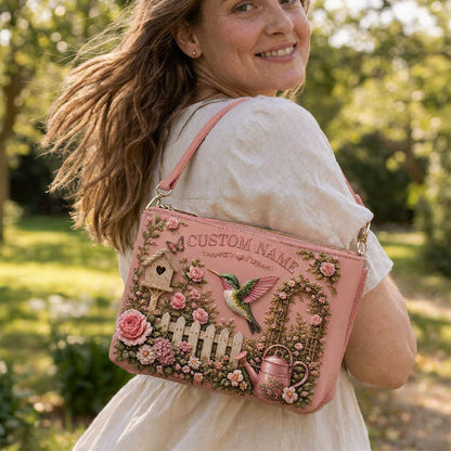 🌸Personalized Floral Garden Animal Shoulder Bag – Best Gift For You