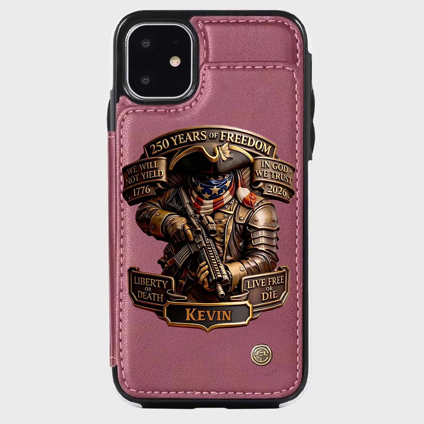 Live Free Tribute 250 Years Custom Wallet Phone Case
