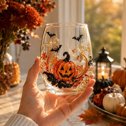 🎃 3D Halloween Artisan Glassware Collection - For Magical Halloween Sips