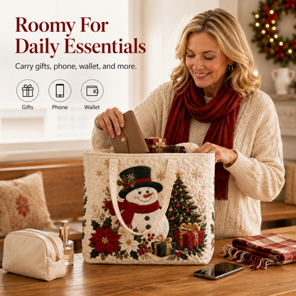 🔥Hot Sale🔥 - 🎄Christmas Quilted Tote Bag