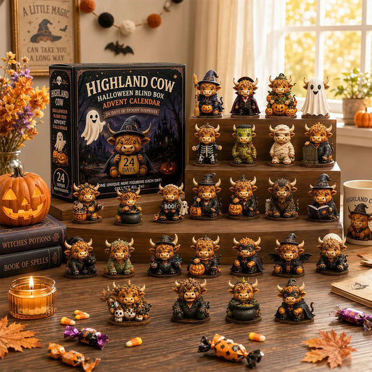 🐮2026 Highland Cow Halloween Countdown Calendar