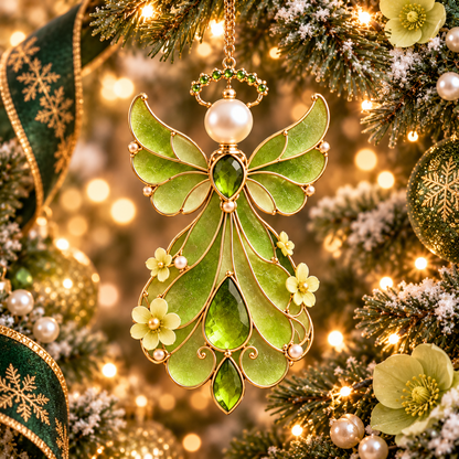 Birth Month Angel Christmas Ornaments – 12 Birthstone Colors