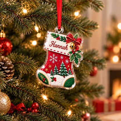 ✨❤️ Personalized Name Christmas Ornament