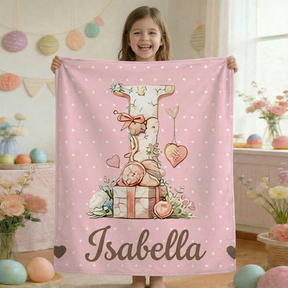 Personalized Mother & Child Alphabet Blanket – A Cozy, Custom Gift for Baby’s First Moments