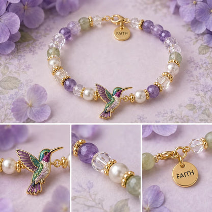 ✝️ Psalm 46:10 Faith Bracelet | Limited Edition 2026 Christian Jewelry with 7 Meaningful Nature Symbols, Gemstone-Style Beads & Scripture Gift Box