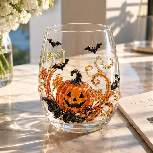 🎃 3D Halloween Artisan Glassware Collection - For Magical Halloween Sips