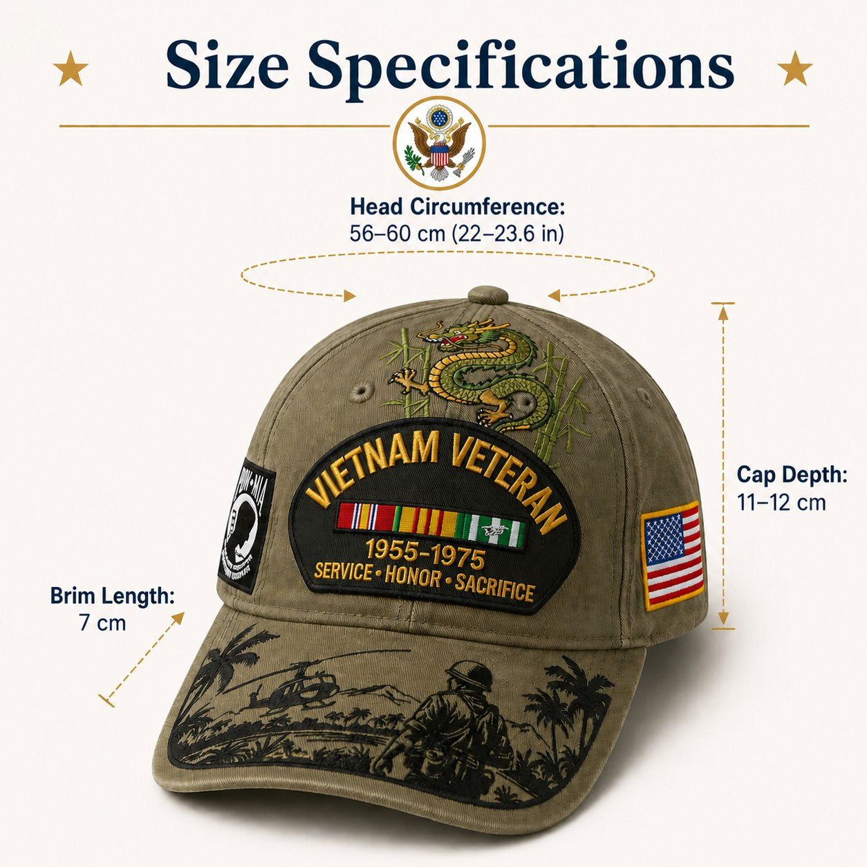 🎖️ Vietnam Veteran Tribute Cap
