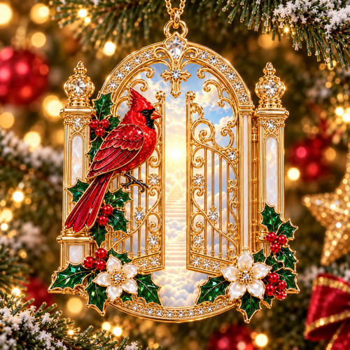 ❤️ Cardinal Christmas Ornament – A Cardinal's Message of Love