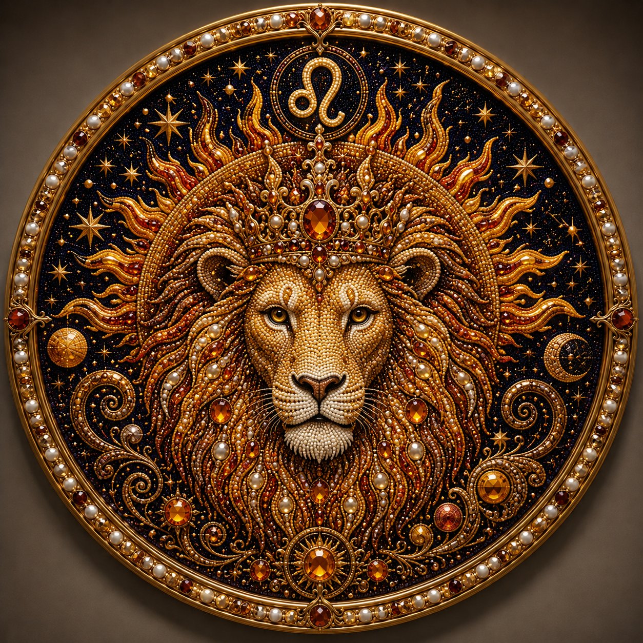 🌙♈ 12 Zodiac Signs Pearl Art Kit