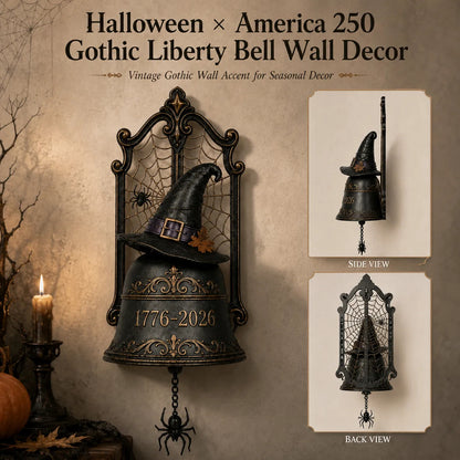 Halloween × America 250 Gothic Liberty Bell Wall Decor