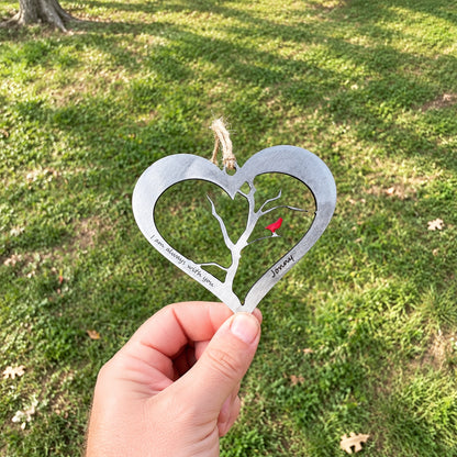 🐦Personalized Metal Cardinal Remembrance Ornament