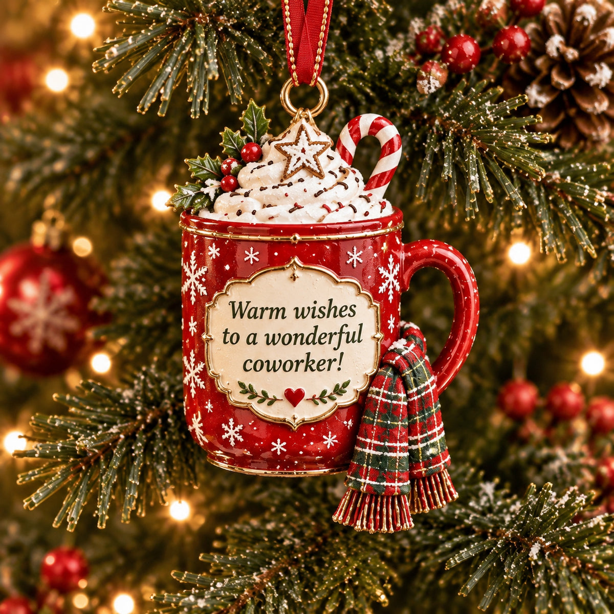🎄Flat Christmas Metal Ornament – Heartfelt Holiday Keepsakes for Loved Ones