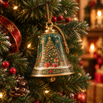 🔔Vintage Bell Ornament Collection – Festive Holiday Tree Keepsakes