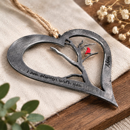 🐦Personalized Metal Cardinal Remembrance Ornament