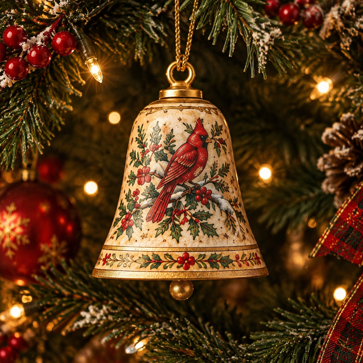 🔔Vintage Bell Ornament Collection – Festive Holiday Tree Keepsakes