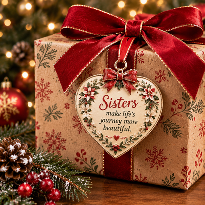 🎄Flat Christmas Metal Ornament – Heartfelt Holiday Keepsakes for Loved Ones