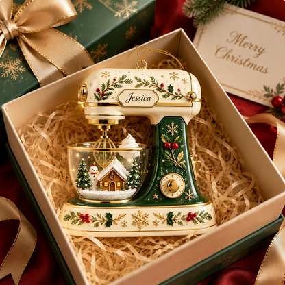 🎄Personalized Stand Mixer Christmas Ornament – Festive Baking Keepsake Collection
