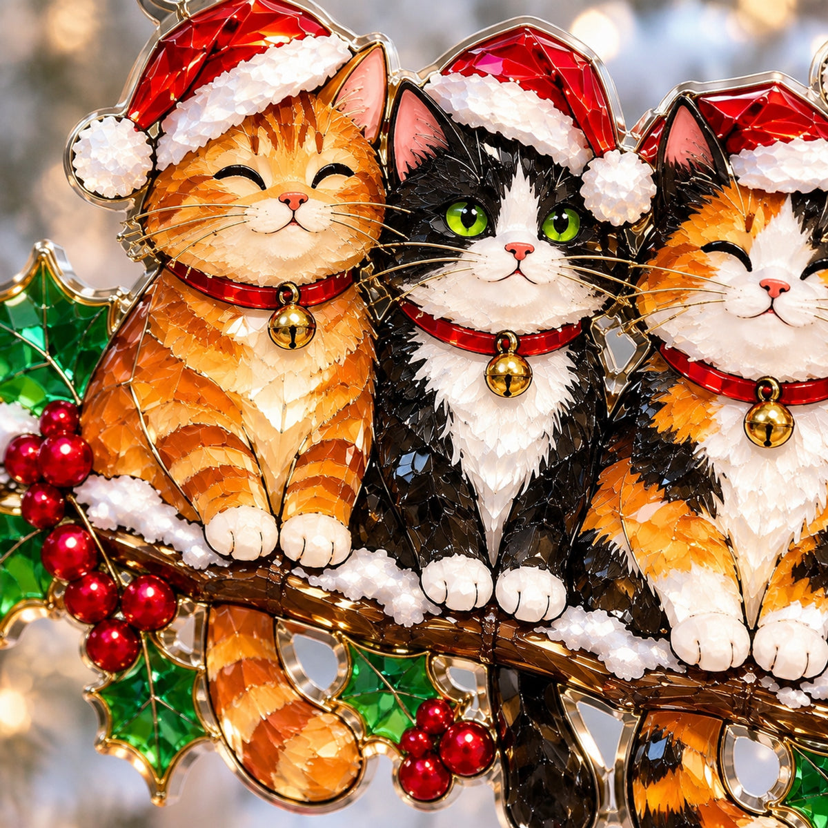 🎄Christmas Animals Window Hanging