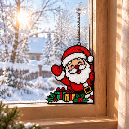 🎅❄️Christmas Peeking Window Corner Decor