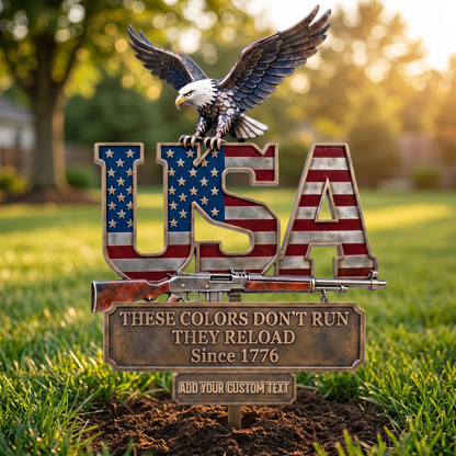 Personalized 250th Anniversary Eagle Metal Sign