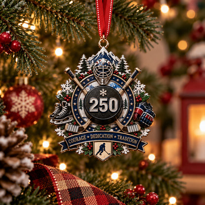 Sports "250" Milestone Christmas Ornament - Festive Holiday Keepsake Gift for Fans & Athletes